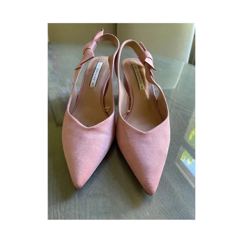 Zara Blush Slingback Heels